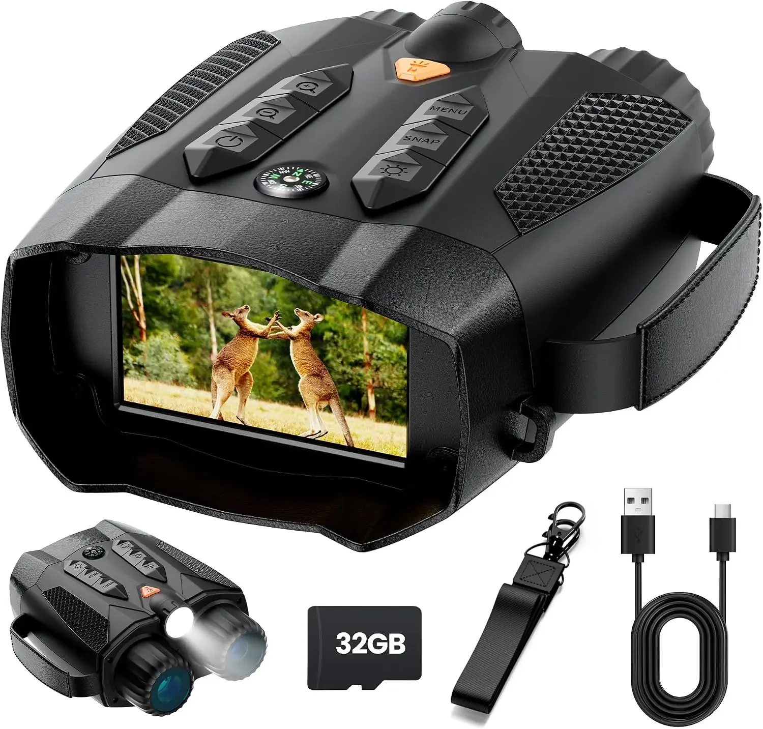 Electronics Gadgets For Gift - نظارات رؤية ليلية للبالغين بدقة 4K: