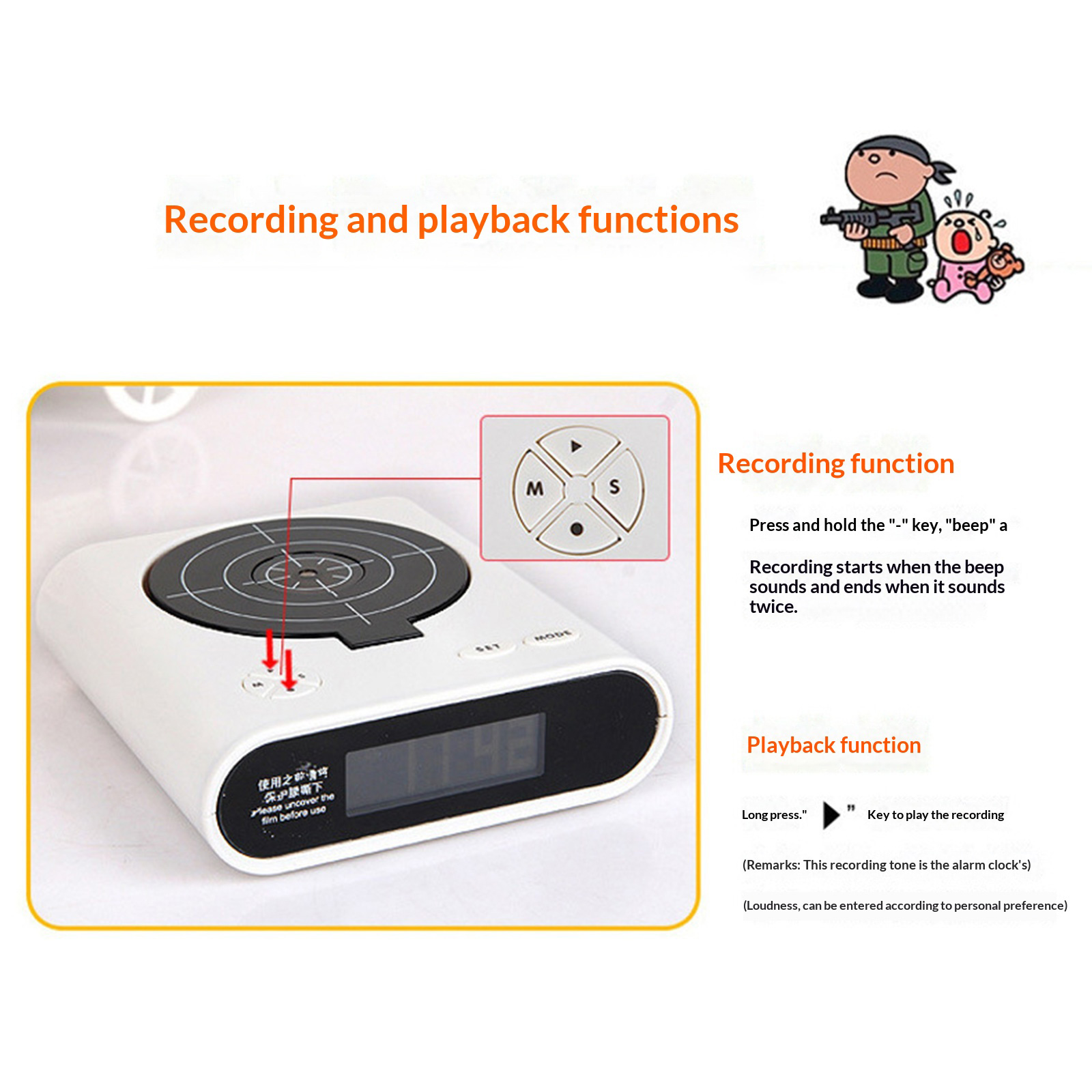 Electronics Gadgets For Gift - ساعة مكتب إلكترونية إبداعية بشاشة LED
