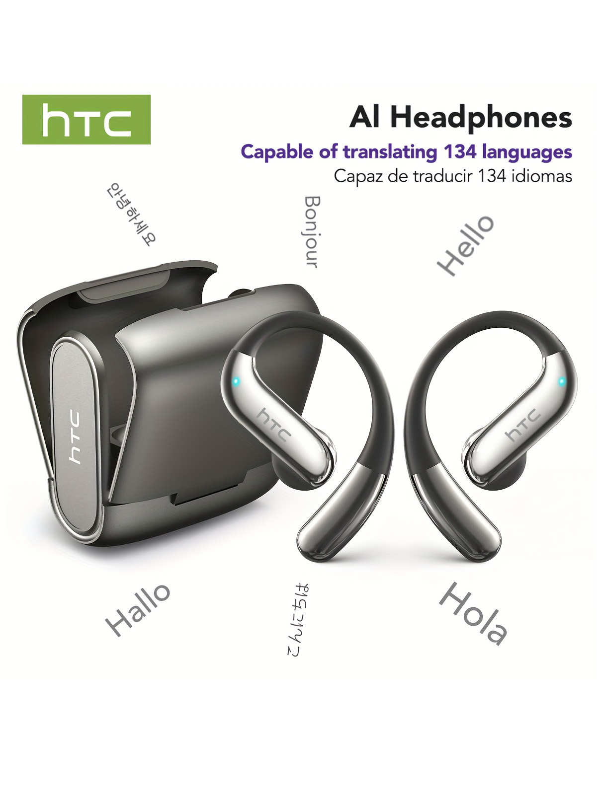 Headphones Wireless - سماعات بلوتوث مفتوحة الأذن HTC 30