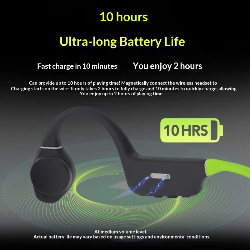 سماعات توصيل عظمي مقاومة للماء - مراجعة Headphones Wireless وسعره