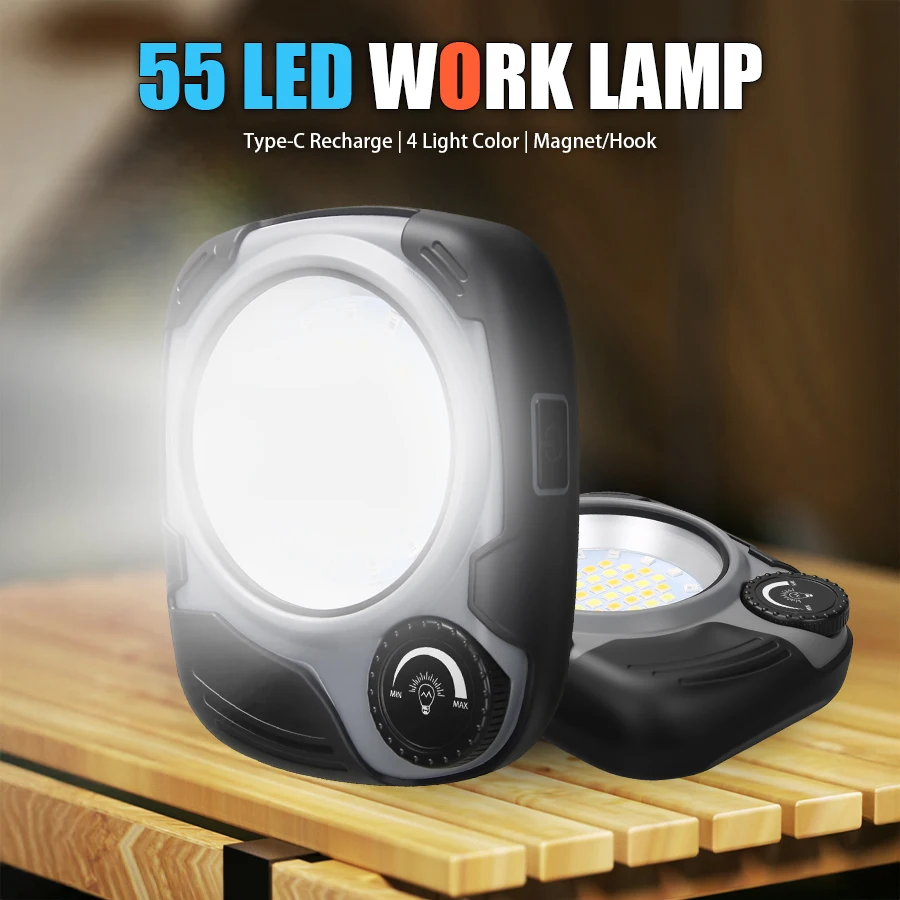 فانوس تخييم LED/COB قابل لإعاد - مراجعة Power Bank وسعره