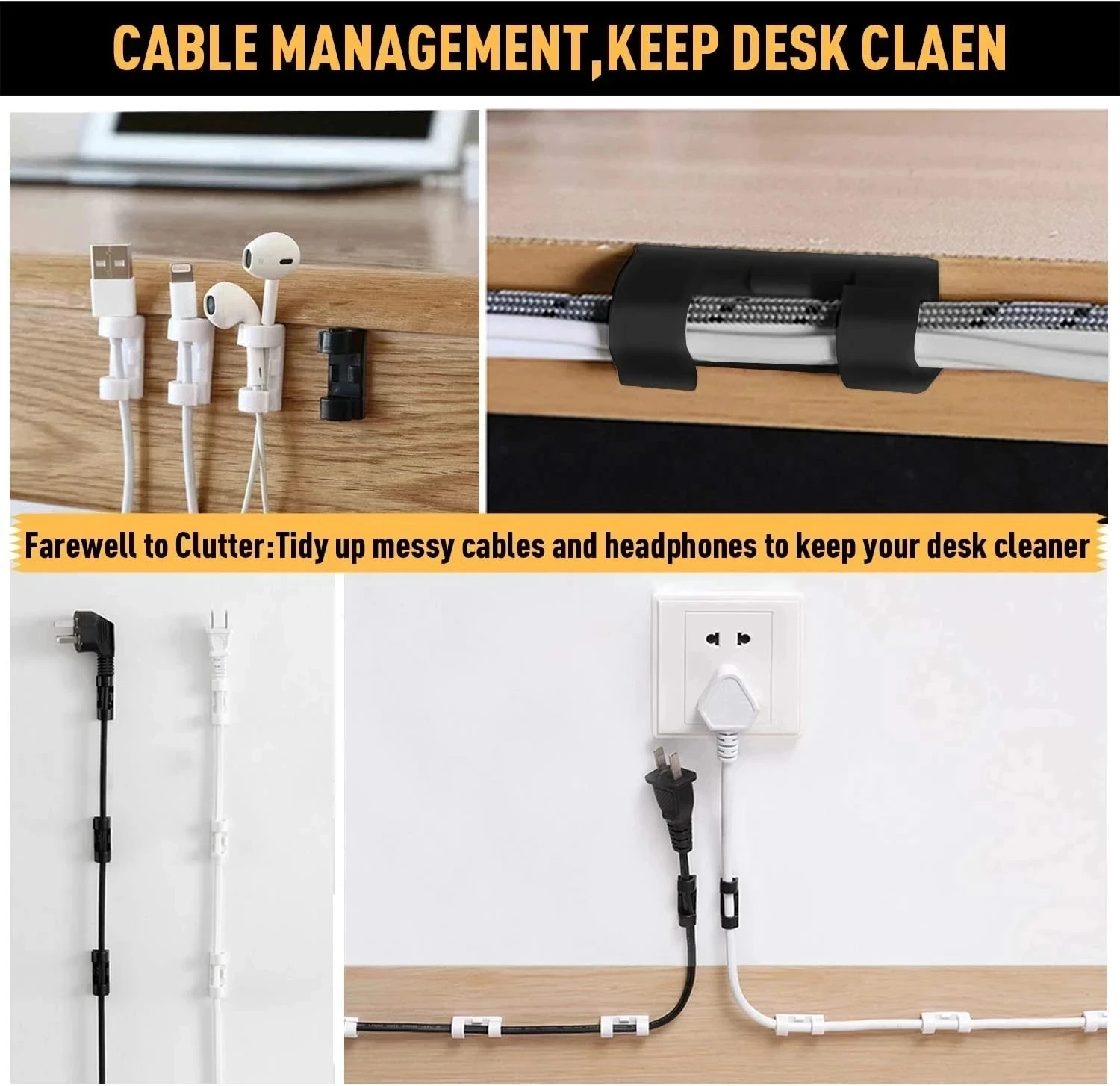 مشابك صغيرة لتنظيم الكابلات، ح - مراجعة Cable Organizer وسعره
