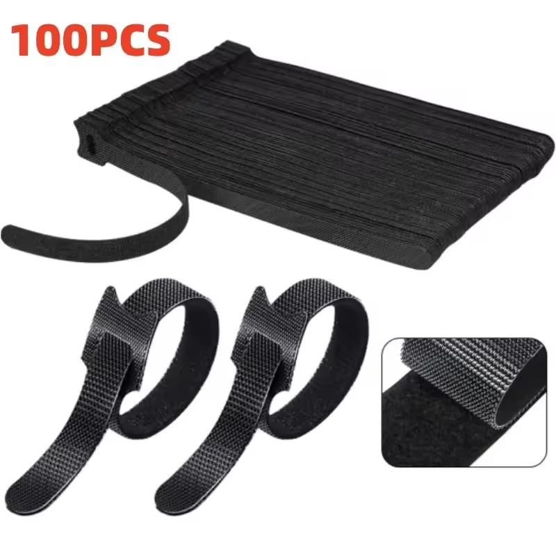 100 قطعة من روابط تنظيم الكابل - مراجعة Cable Organizer وسعره