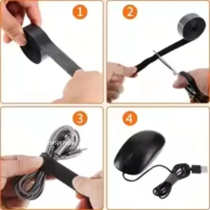 منظم كابلات، شريط تثبيت ذاتي ا - مراجعة Cable Organizer وسعره