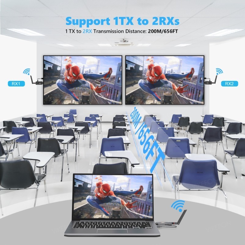 200 متر نقل لاسلكي فيديو الارس - مراجعة Hdmi Adapter وسعره